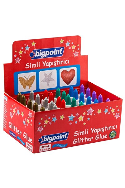 Bigpoint Simli Yapıştırıcı 40 ml 30'lu Stand