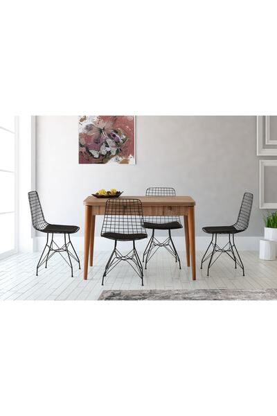ZERENLAND Zeren877 Açılır Gizli Bölmeli Yemek Masası 70*110cm