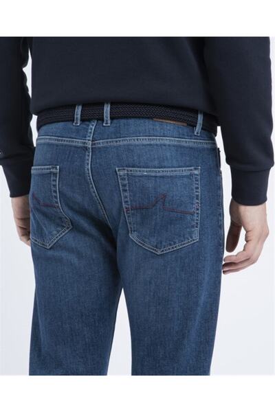 PAUL&SHARK Men's Red Rivet 5 Pockets Jeans