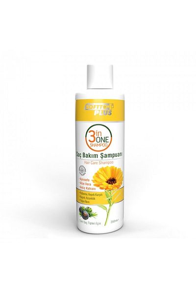 Softto Plus 250 ml 3in1 Hair Care Shampoo