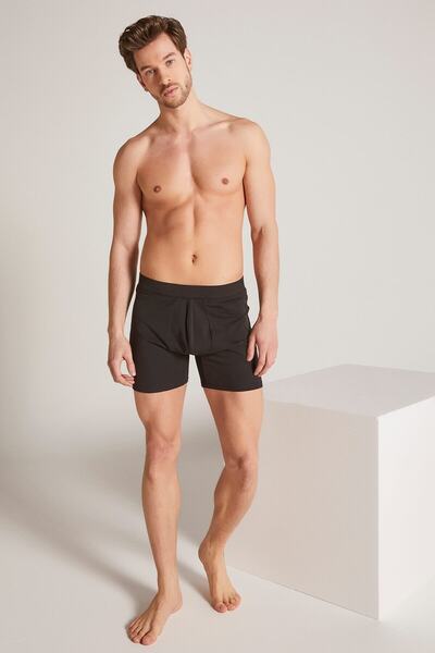 Pour Pur Erkek Siyah Boxer 10'lu Paket