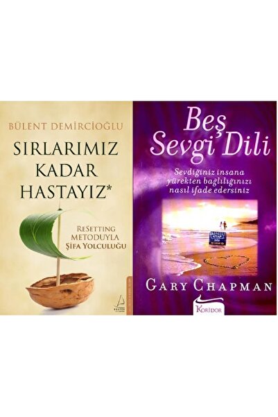 Destek Yayınları Sırlarımız Kadar Hastayız + Beş Sevgi Dili / 2 Kitap Set