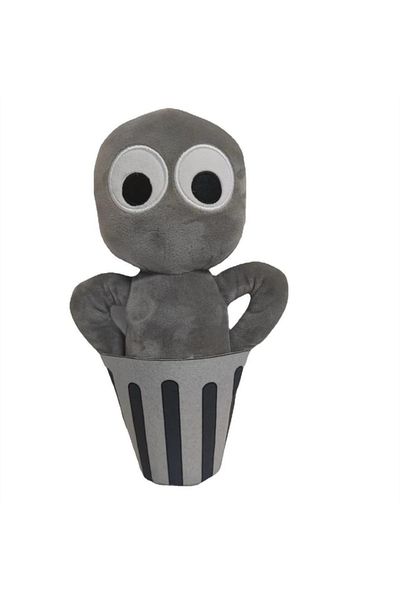 Schulzz Roblox Doors Imported Plush Toy with Gray Bucket 25cm