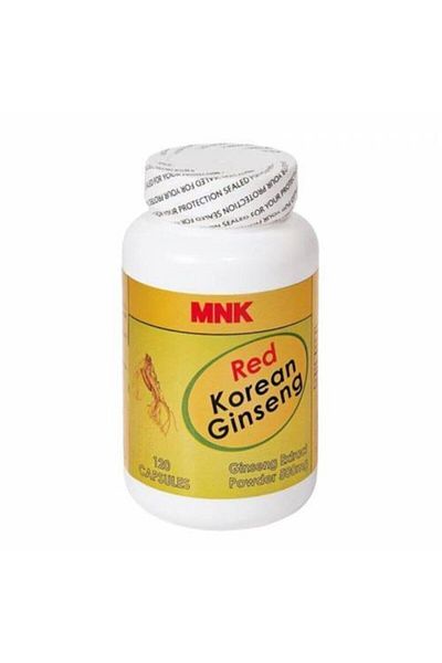 Mnk Red 120 Capsules Red Korean Ginseng