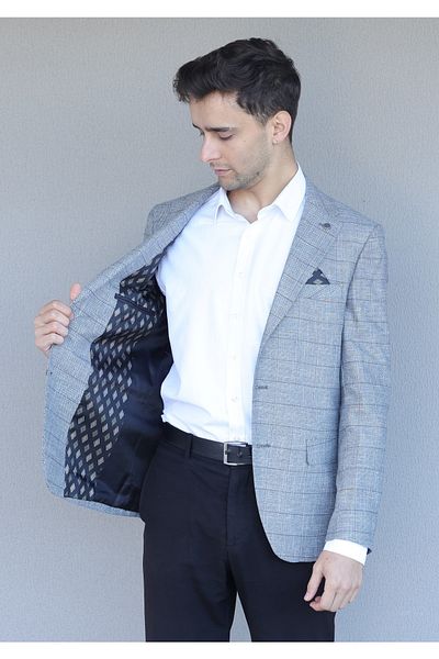 Luisero Мъжко яке Vad Light Grey 1001