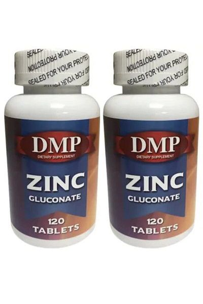 DMP Zinc Gluconate Zinc Gluconate 2 Boxes Total 240 Tablets