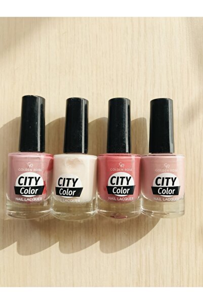 city color Golden Rose 4 Lü Oje Seti