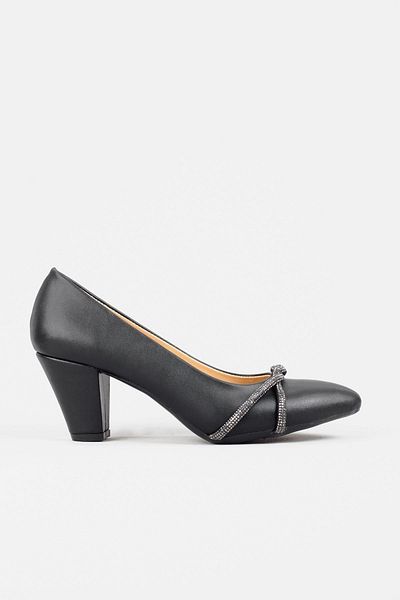 Adım Adım Women's Black Classic Heeled Shoes