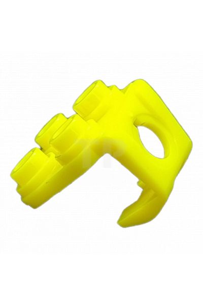 LEGO Original Custom Moc Accessory Minifigure Minifigure Neon Yellow 4 Stud Neck Bracket 1 Piece