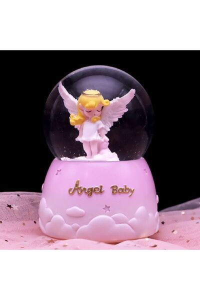hediyeconcepti Sevgiliye Hediye Melek Kız Püskürtmeli Büyük Boy Işıklı Müzikl...