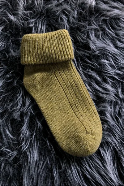 wintersun Folded Sports Women's Wool Socks (Khaki)