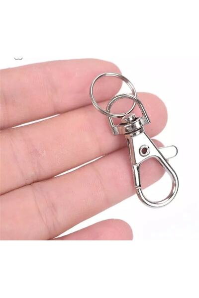 Ekar accessories 10 قطعة سلسلة مفاتيح باللون الأصفر مجموعة حلقات باريس