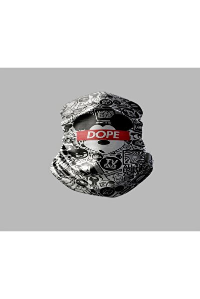 Buffalo مختلط متعدد الأنماط تصميم راكب الدراجة النارية برتقالي قناع في الهواء...