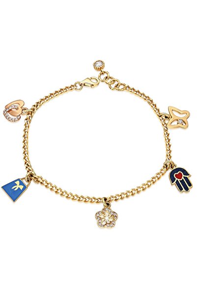 Quyumcu 14 Ayar Altın Charm Bileklik