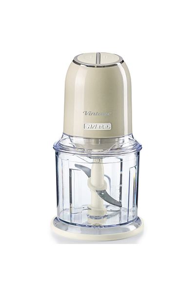 ARIETE Vintage Beige Glass Blender And 4 Blades Rondo Set