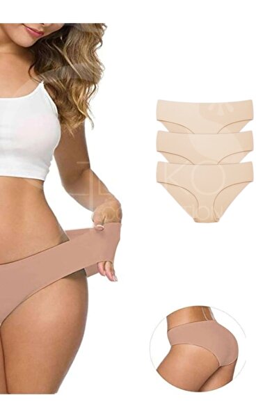 GECKO COLLECTION Laser Cut Seamless Laperi Slip εσώρουχα - Σετ 3 τεμαχίων