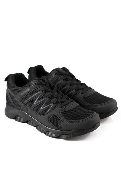 Slazenger Chrome I Sneaker Women's Shoes Black Nubuck