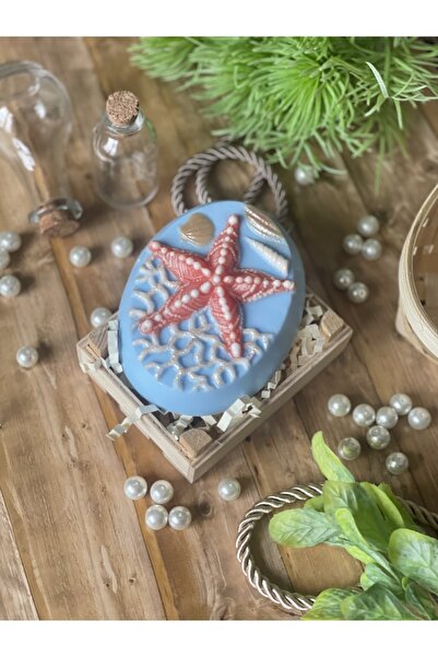 Şirin Deniz Yıldızı Mavi Okyanusta El Yapımı Kokulu Sabun