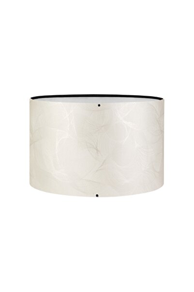 Art&Gift Pratik Yedek Lambader Başlığı Krem Kabartma Desenli Upvl