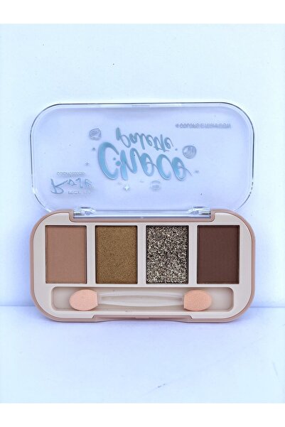 Roesıa Rose Cosmetics Rose Choco Palette 4'lü Göz Farı