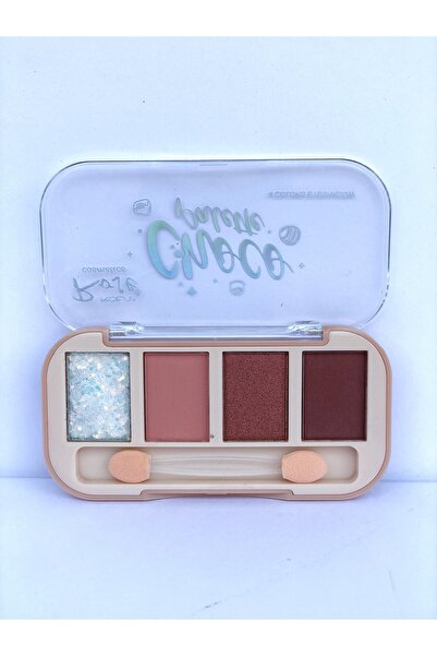 Roesıa Rose Cosmetics Rose Choco Palette 4'lü Göz Farı