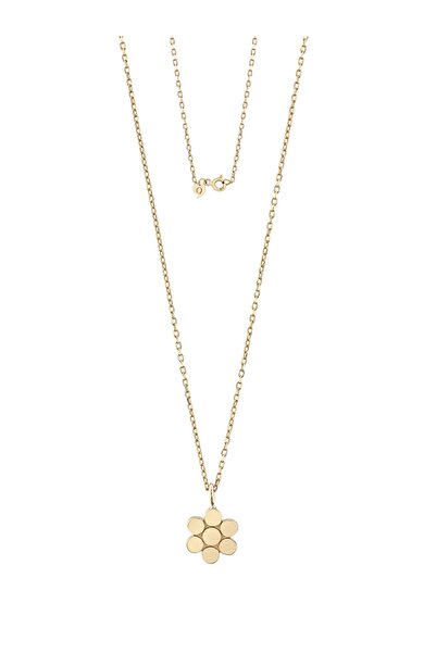 Quyumcu 14 Ayar Altın Papatya Kolye