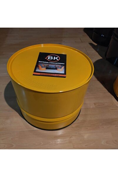 BK VARİL KOLTUK Sehpa Lotus Yellow