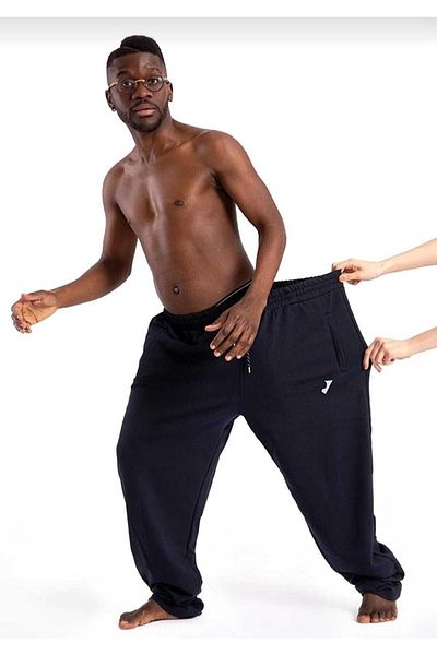 OverPazar Ανδρικό αθλητικό παντελόνι Plus Size με τσέπες