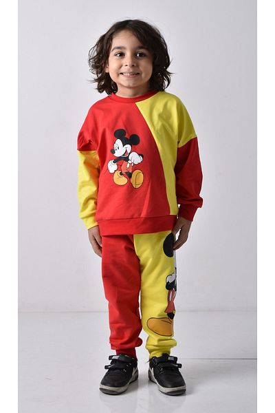 Banadamoda Boy's Printed Tracksuit Set