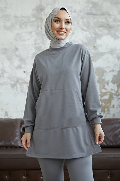 InStyle Miora španielsky členkový dvojdielny oblek - šedý