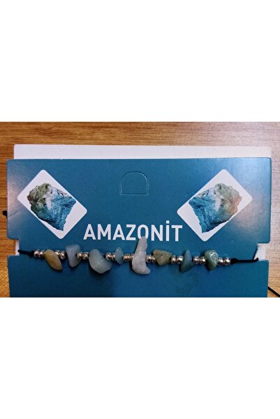 Berra Sifa Natural Stone Adjustable Amazonite Stone Bracelet