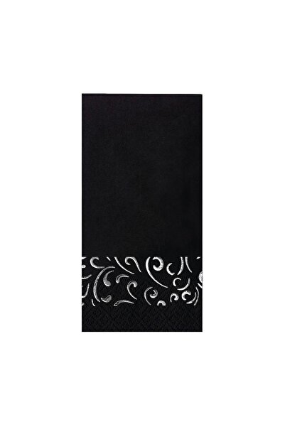 Story 33x33 Cm Gümüş Varak Ebruli Desen 16'lı 1/8 Katlama Siyah Renkli Kağıt ...