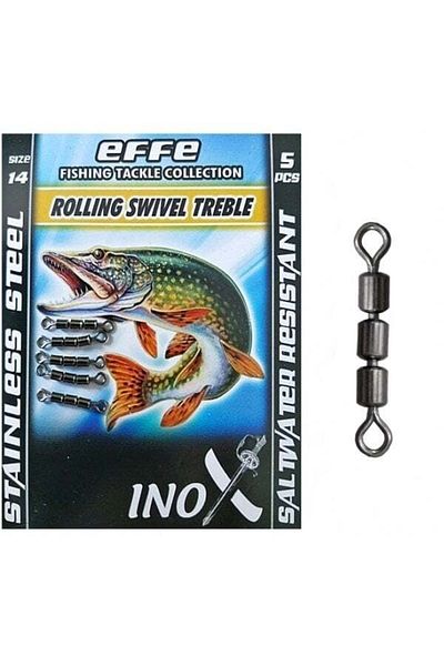 EFFE Rolling Swivel Treble Swivelded - No:10