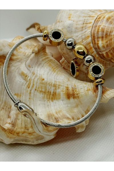 Daniel Klein Yellow - Steel Colored Women's Bracelet