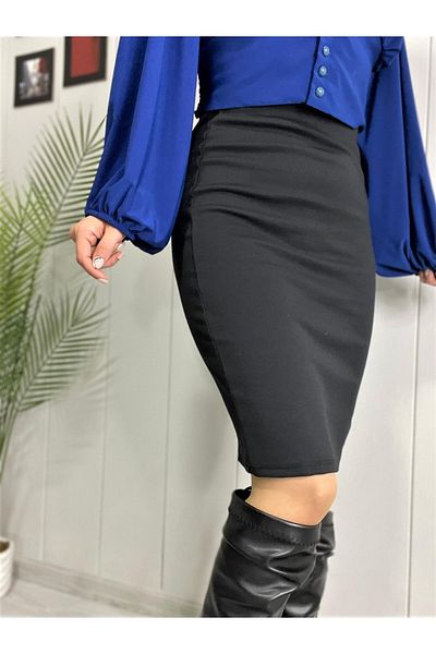 DELİ DOLU MODA Fusta creion Office Chic