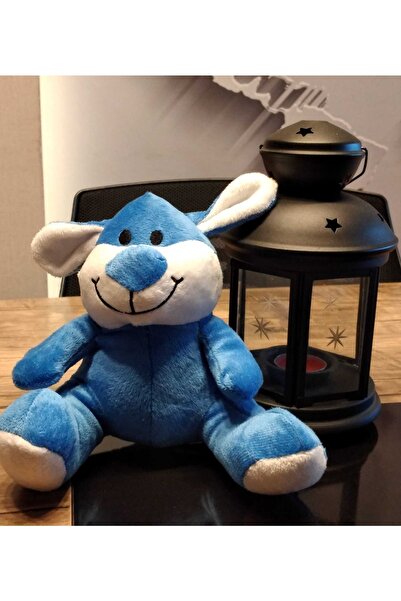 Genel Markalar Halley Oyuncak Sevimli Peluş Mavi Köpek 18cm