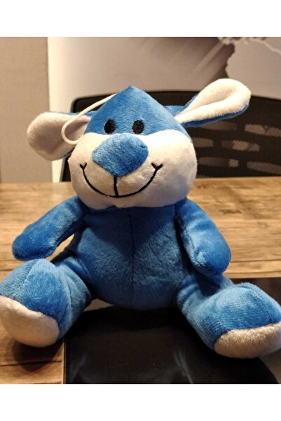 Genel Markalar Halley Oyuncak Sevimli Peluş Mavi Köpek 18cm