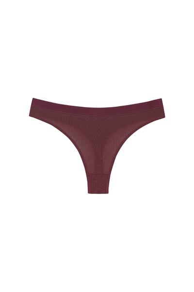 HNX Corded Cotton 3-Piece Women's Thong Panties Set