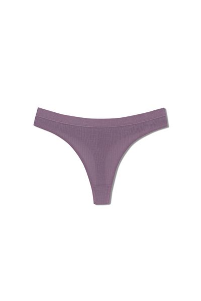 HNX Set of 2 Corded Cotton Women's Thong Panties