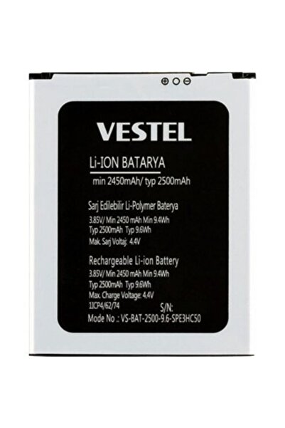 BEBTECH Vestel Venüs E3 Uyumlu Batarya Pil