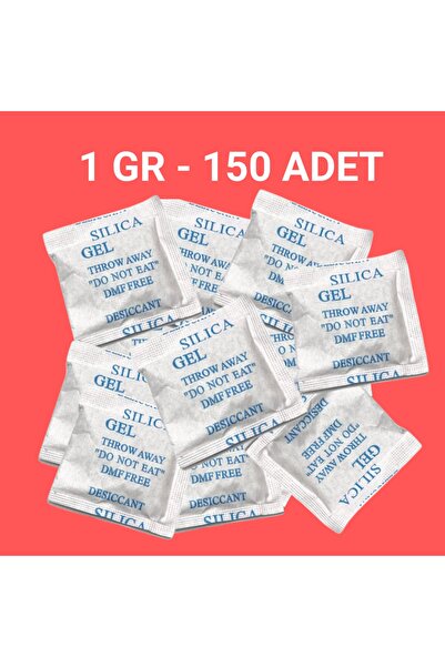 Silika Jel - Nem Alıcı - 1 Gr - 150 Adet