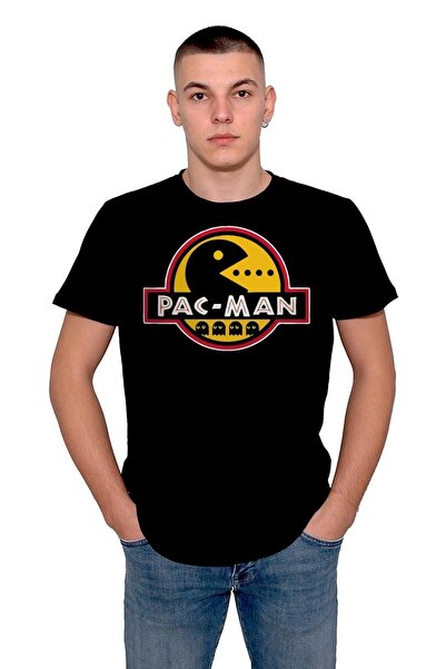 baskwear تي شيرت لعبة رموز تعبيرية للجنسين من باك مان