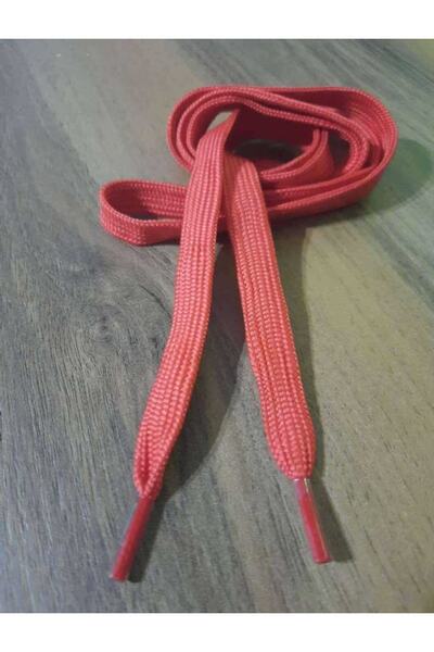 İMREN AKSESUAR Червени плоски връзки за обувки 120 см 1 чифт
