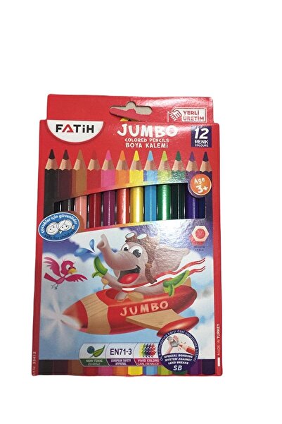 Fatih Kuru Boya Jumbo Tam Boy 12 Renk