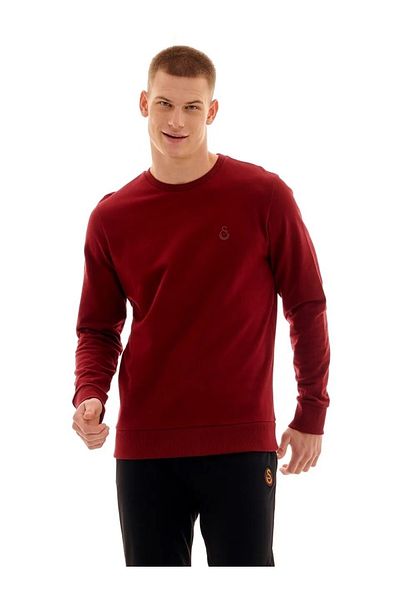 Galatasaray Лицензиран мъжки суитшърт в бордо червено