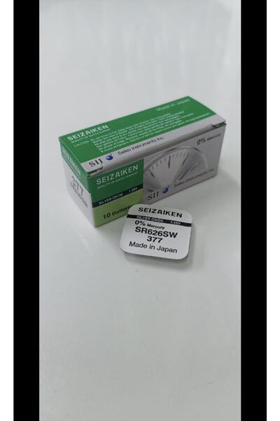 SEİZAİKEN . 377 Sr626 Saat Pili Kutusu 10lu Yeni Tarihli