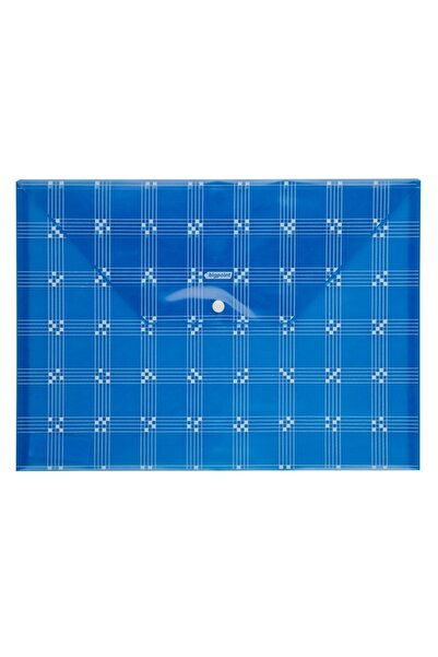 Bigpoint Geantă A4 albastră cu 12 fișiere cu snap