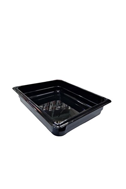 Matar Endüstriyel Mutfak Ekipmanları Polikarbon 1/2 100mm Gastronom Küvet Siy...