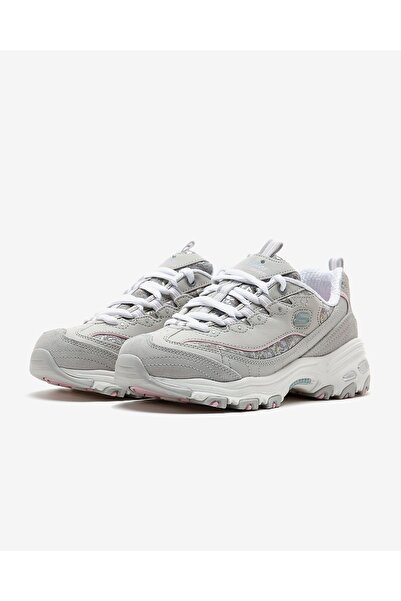 SKECHERS D'lites - Sparkling Rain Kadın Gri Sneakers 149060 Lgpk