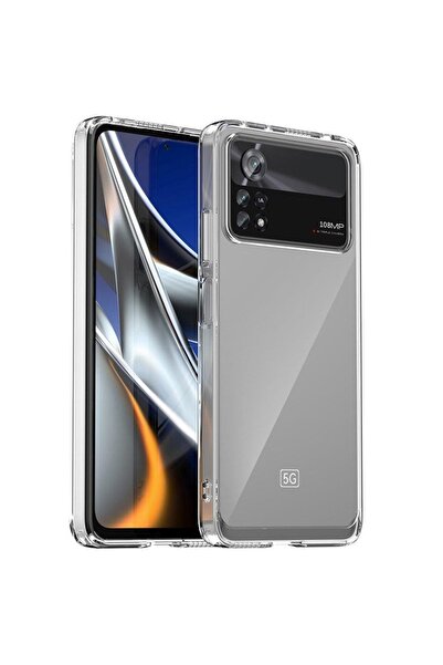Smody Xiaomi Poco X4 Pro 5g Kılıf Lüx Şeffaf Silikon